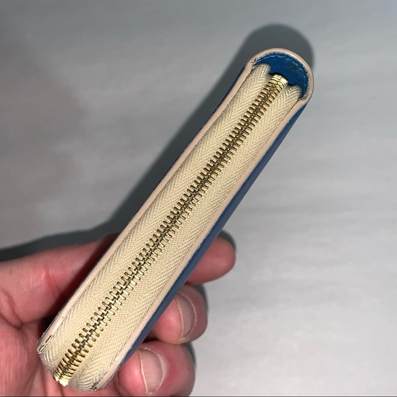 CÉLINE beige/sea Small Zipped Multifuction WALLET - Picture 11 of 15